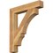 Ekena Millwork Balboa Block Rough Sawn Bracket, Western Red Cedar, 4"W x 26"D x 30"H BKT04X26X30BOA05RWR - alternate 1